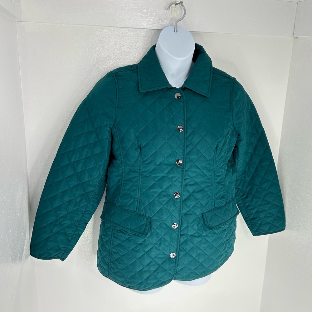 Chico's Quilted Snap Button Front Collared Jacket… - image 3